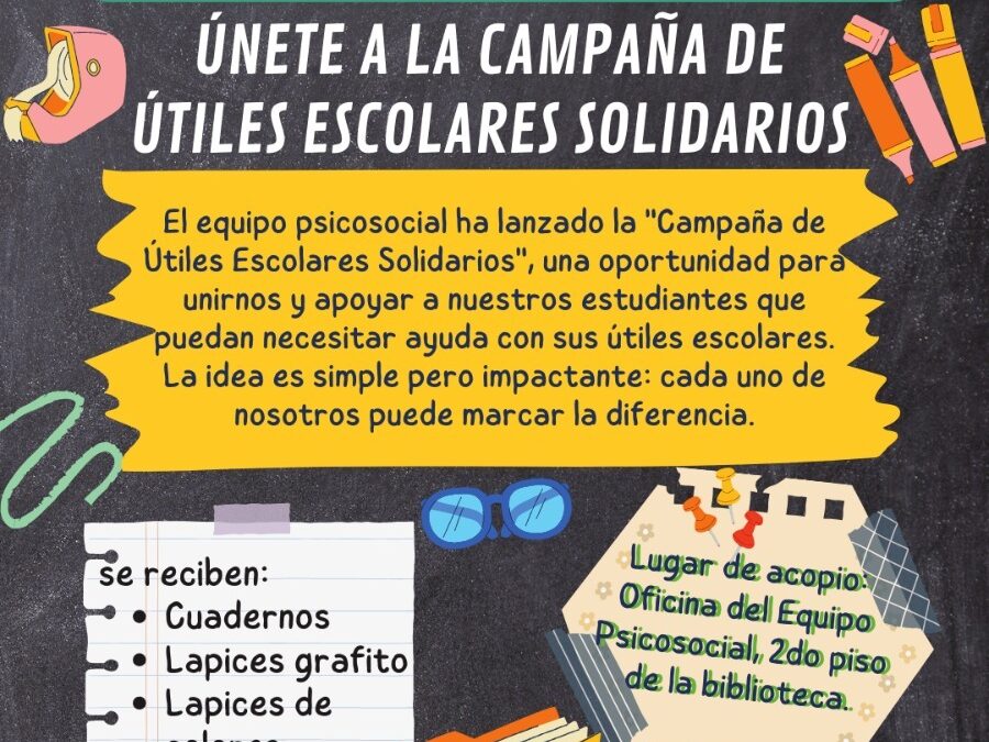 Campaña de Útiles Escolares
