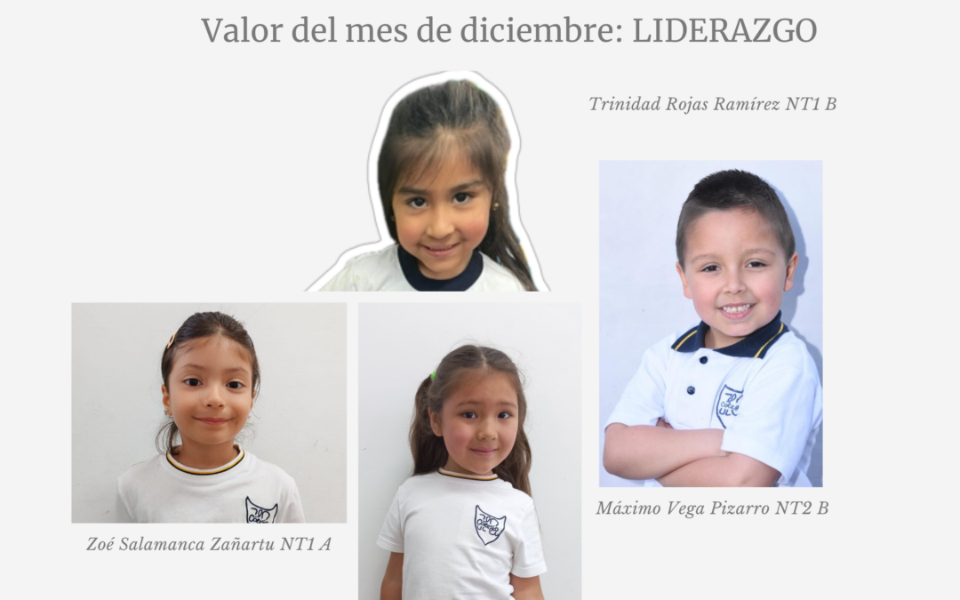CUADRO DE HONOR DEL MES DICIEMBRE: LIDERAZGO
