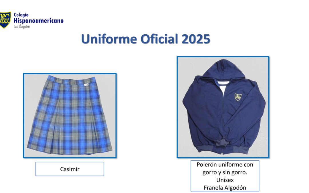 Uniforme Escolar 2025