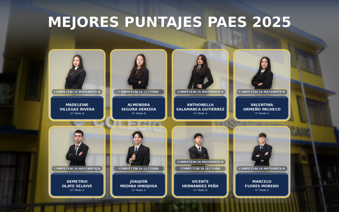 MEJORES PUNTAJES PAES 2025