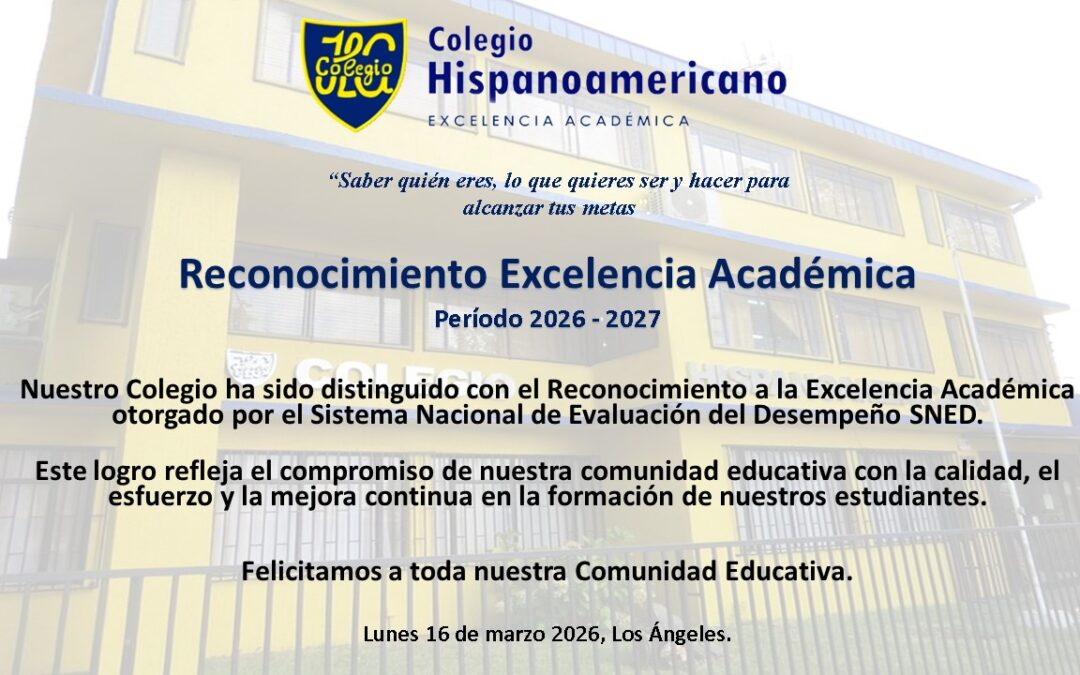Excelencia Académica 2026–2027
