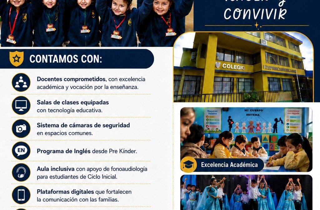 Postulaciones abiertas para Pre Kínder, Kínder y Primero Básico 2027.