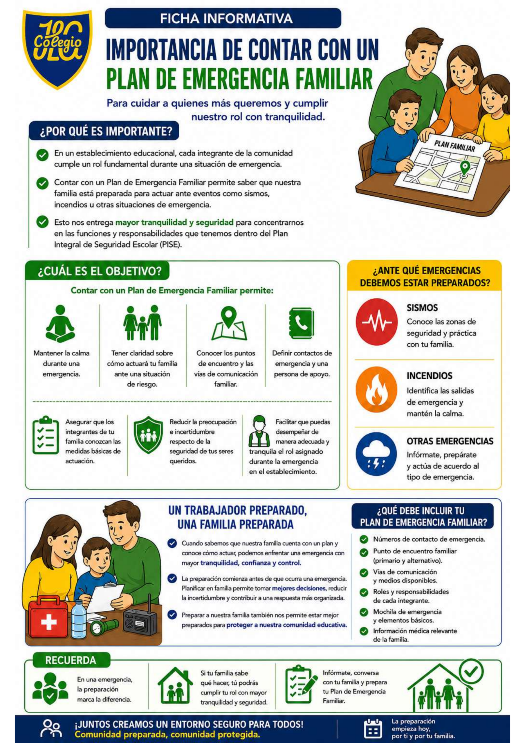 Prepararnos en familia también es cuidarnos