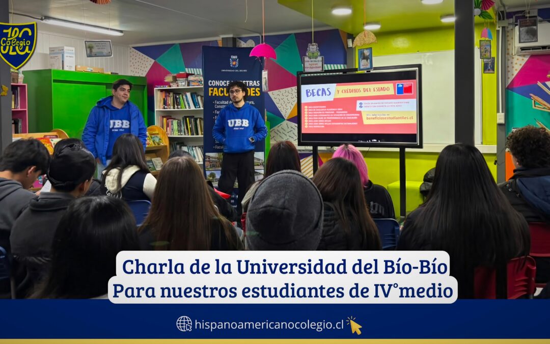Estudiantes de IV° Medio participan en charla de la Universidad del Bío-Bío