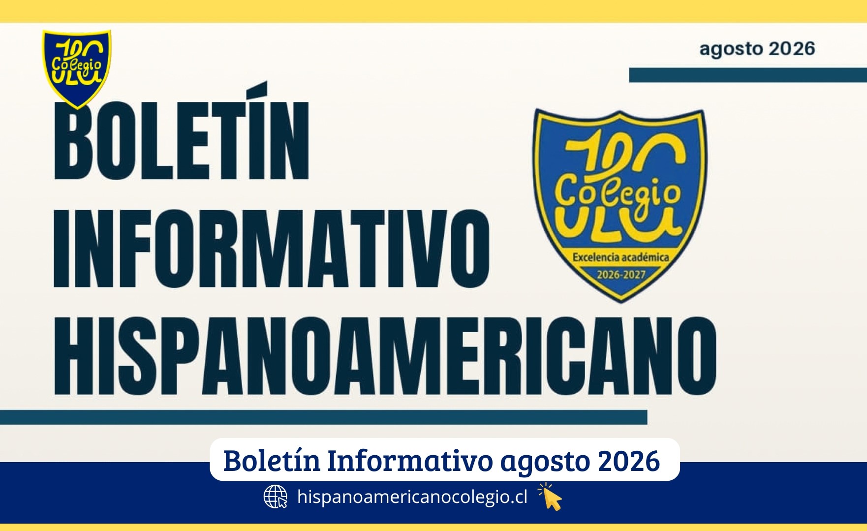 Boletín Informativo Agosto 2026