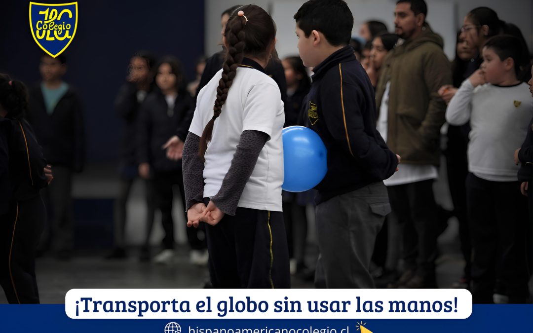 ¡Transporta el globo sin usar las manos!