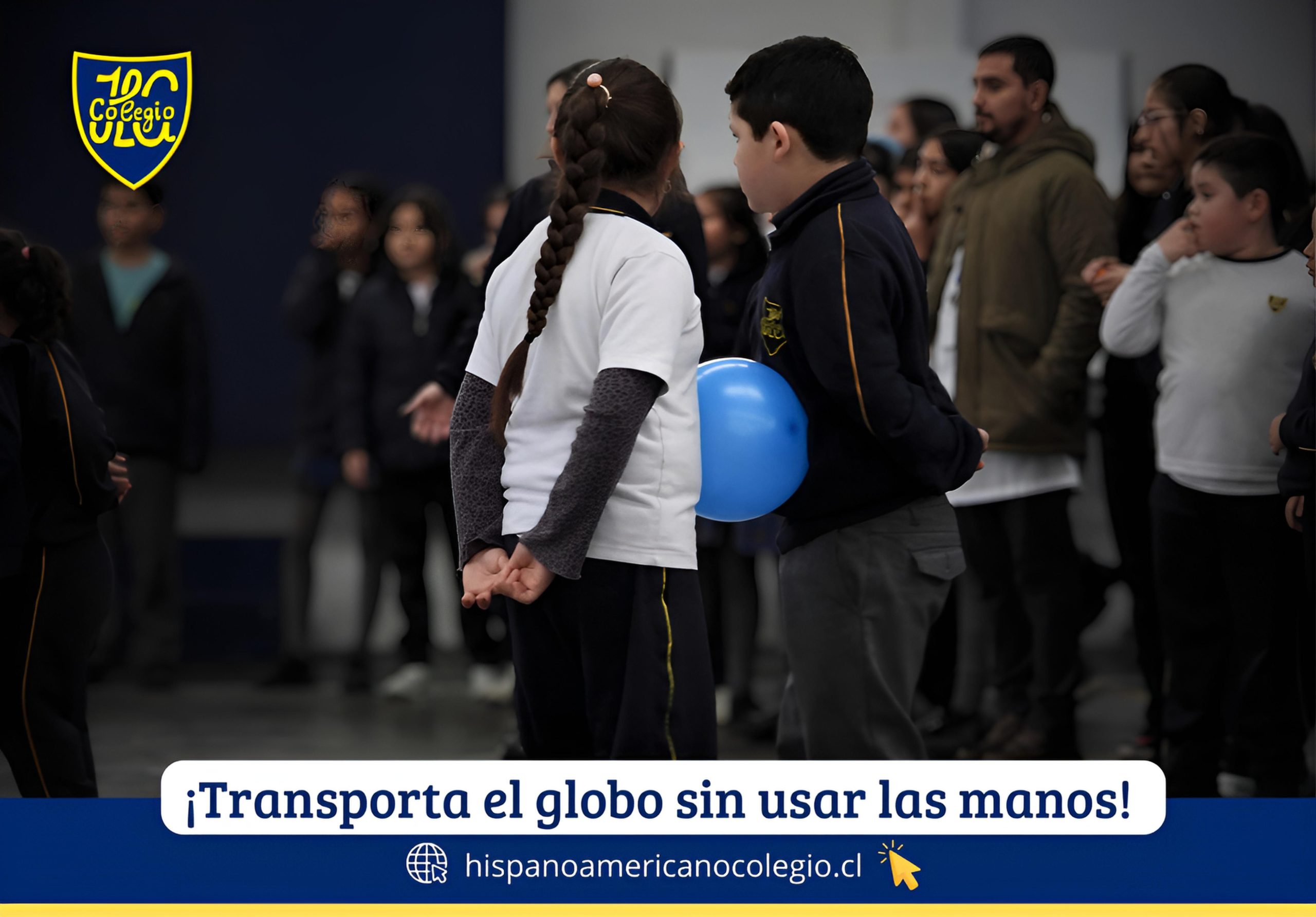 ¡Transporta el globo sin usar las manos!