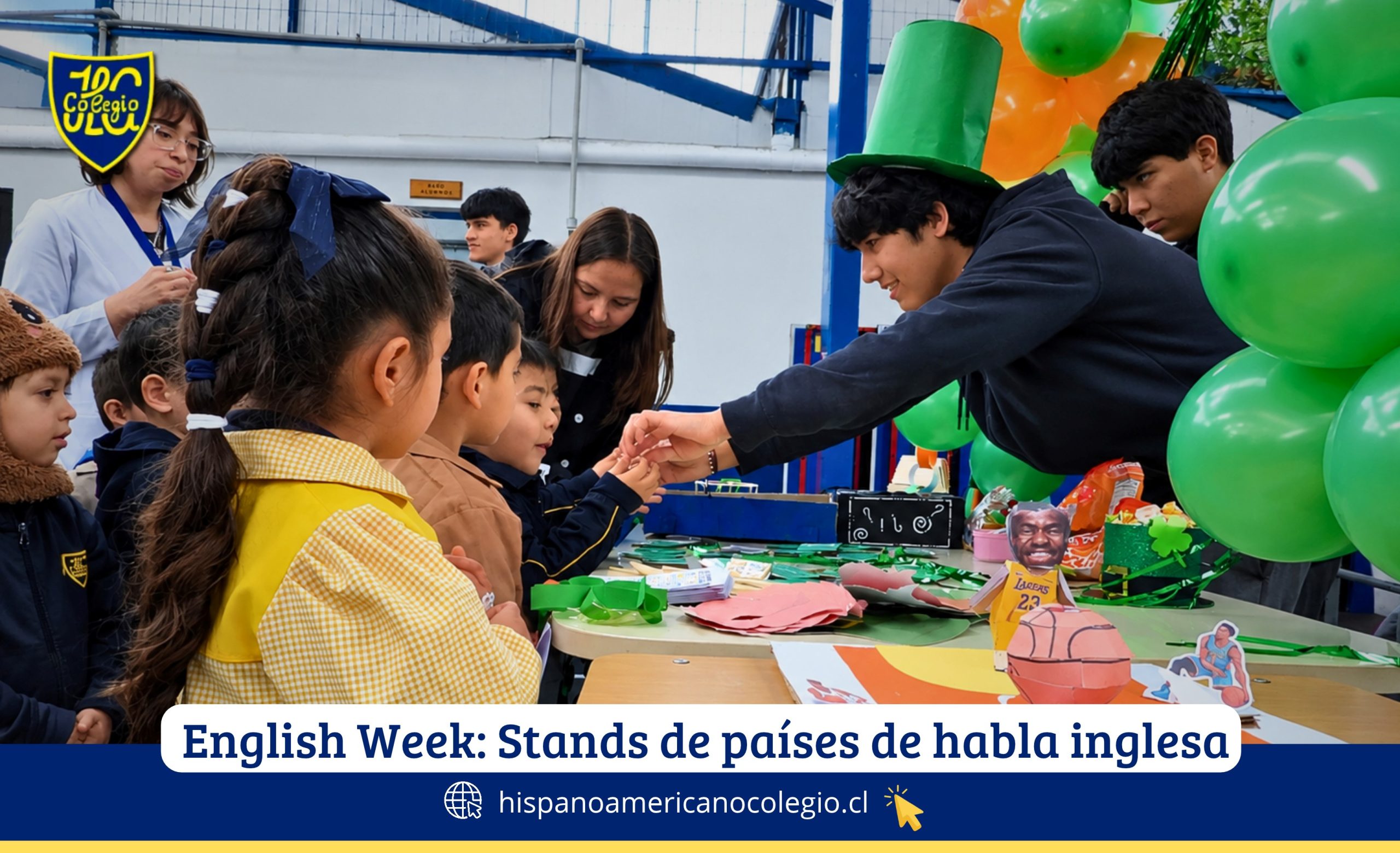 English Week: Stands de países de habla inglesa
