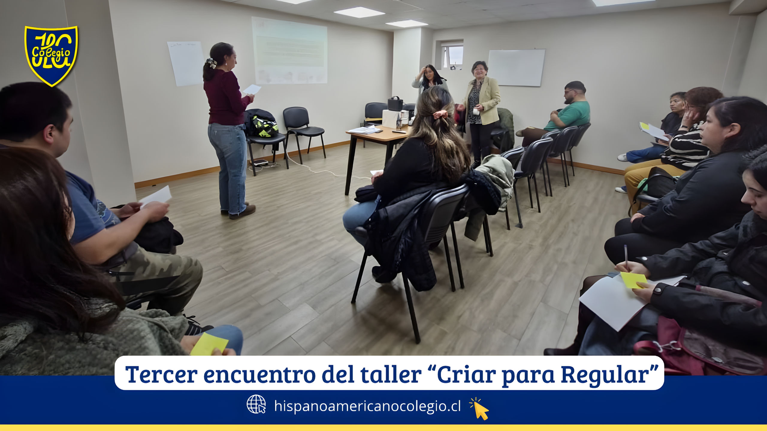 Tercer encuentro del taller “Criar para Regular”