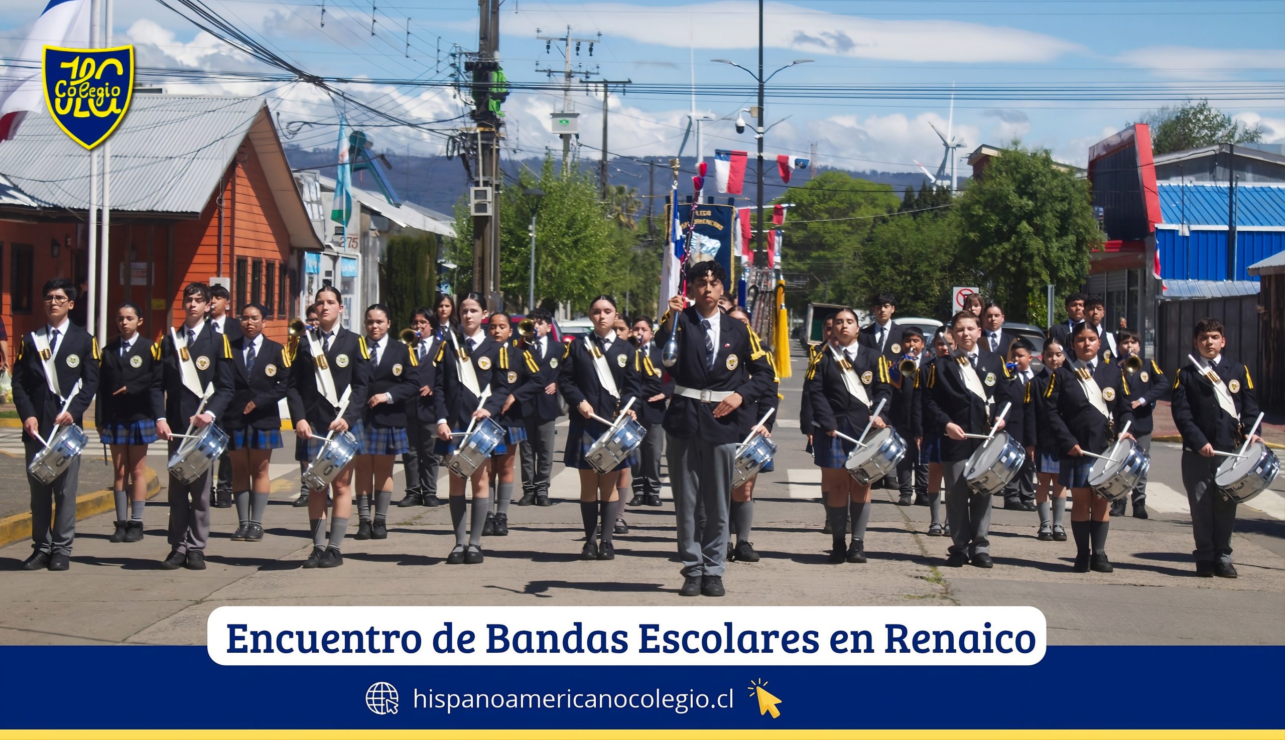Encuentro de Bandas Escolares en Renaico